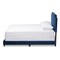 Baxton Studio Darcy Luxe and Glamour Navy Velvet Upholstered Queen Size Bed 149-8954 - alternate 10